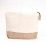 Tote bag din bumbac/iută Sierra cu fermoar — fotografia 5