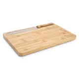 Tocător de pâine din bambus cu cuțit inclus Catcher – cu imprimare personalizată — fotografia 4