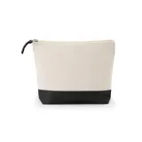 Pungă cosmetică din bumbac 100% (340 g/m²) în două culori Daphne – cu imprimare personalizată — fotografia 3