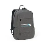 Rucsac pentru laptop din poliester reciclat 300D Business – cu imprimare personalizată — fotografia 4