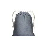 Pungă cadou din bumbac reciclat, 150 g/m², 15 x 20 cm – cu imprimare personalizată — fotografia 2