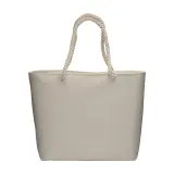 Geantă de plajă din bumbac reciclat, 280 g/m² – cu imprimare personalizată — fotografia 2