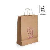 Pungă de hârtie kraft (115 g/m²) Tayla – cu imprimare personalizată — fotografia 6