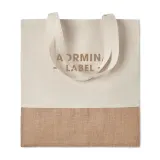Tote bag cu părți din iută India Tote — fotografia 3