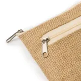 Tote bag pliabilă Raku din iută 110 g/m² cu fermoar — fotografia 4