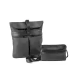 Rucsac din microfibră și PU Rover backpack – cu imprimare personalizată — fotografia 1