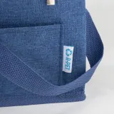 Geantă termoizolantă Melange din PET reciclat, cu interior argintiu din bumbac reciclat – cu imprimare personalizată — fotografia 4