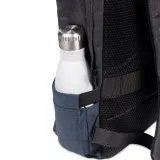 Rucsac anti-furt din poliester reciclat de înaltă densitate 600D Genoa Bpack – cu imprimare personalizată — fotografia 10