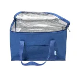 Geantă termoizolantă Melange din PET reciclat, cu interior argintiu – cu imprimare personalizată — fotografia 3