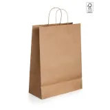 Pungă de hârtie kraft (115 g/m²) Ellen – cu imprimare personalizată — fotografia 1