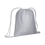 Rucsac din bumbac de 95 g/m², cu închidere cu șnur – cu imprimare personalizată — fotografia 1