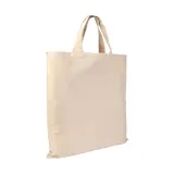 Tote bag de cumpărături din bumbac de 135 g/m², cu mânere scurte — fotografia 3