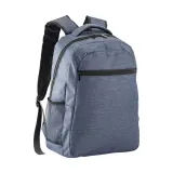 Rucsac pentru laptop (15'') din poliester cu efect melanj – cu imprimare personalizată — fotografia 1