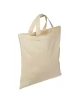 Tote bags din bumbac cu mânere scurte Antibes — fotografia 2
