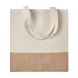 Tote bag cu părți din iută India Tote — fotografia 1