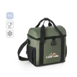 Geantă frigorifică căptușită din poliester reciclat 600D ripstop 11 L Roma M – cu imprimare personalizată — fotografia 6