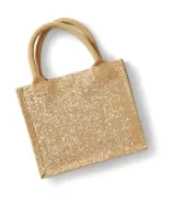 Tote bags din iuta cu fiiruri aurii - Shimmer Jute Mini Gift Bag — fotografia 2