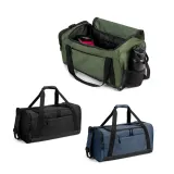 Geantă de sport din poliester reciclat 600D de înaltă densitate Faro – cu imprimare personalizată — fotografia 2