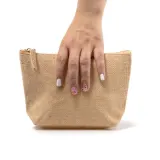 Geantă cosmetice Tyto din iută cu fermoar — fotografia 5