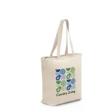 Tote bag din bumbac 100% cu fermoar (280 g/m²) Hackney — fotografia 5
