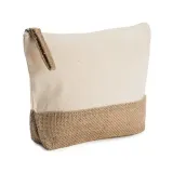 Tote bag din bumbac/iută Sierra cu fermoar — fotografia 2