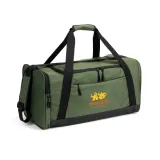 Geantă de sport din poliester reciclat 600D de înaltă densitate Faro – cu imprimare personalizată — fotografia 4