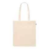 Tote bags din Bumbac Organic SBT 140 g/m² - Natur (cu burduf) — fotografia 3