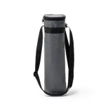 Bottle cooler Yonek heather din RPET 600D cu fermoar — fotografia 1