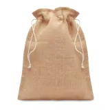 Săculeț cadouri de iută 14x 22cm Jute Small — fotografia 1