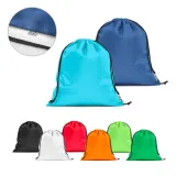 Rucsac cu snur 190T poliester reciclat (100% rPET) Pemba – cu imprimare personalizată — fotografia 2