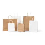 Pungă de hârtie kraft (115 g/m²) Leia – cu imprimare personalizată — fotografia 5