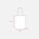 Geantă de transport/cumpărături cu panou de lărgire și mânere lungi – cu imprimare personalizată — fotografia 4
