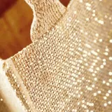 Tote bags din iuta cu fiiruri aurii - Shimmer Jute Mini Gift Bag — fotografia 4