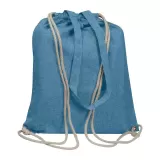 Tote bag 2 în 1 din bumbac reciclat (sacoșă si rucsac) 140 g/m² — fotografia 1