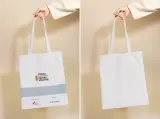 Tote bags din bumbac eco cu mânere lungi — fotografia 2