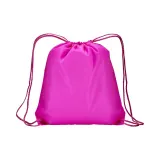 Rucsac din poliester fluorescent 210T, cu închidere cu șnur și colțuri întărite – cu imprimare personalizată — fotografia 2