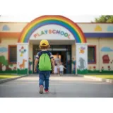 Rucsac copii cu șnur 190T RPET Shoop Kids — fotografia 4