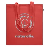 Tote bag din bumbac organic Onel — fotografia 4