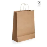 Pungă de hârtie kraft (115 g/m²) Tayla – cu imprimare personalizată — fotografia 1