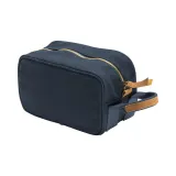 Trusă de cosmetice din pânză reciclată, cu mâner lateral – cu imprimare personalizată — fotografia 1
