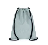 Rucsac mic din material reciclat, cu buzunar cu șnur — fotografia 2