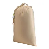 Pungă cadou din bumbac organic, 140 g/m², 50 x 75 cm – cu imprimare personalizată — fotografia 1