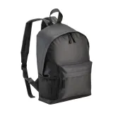 Rucsac din poliester reciclat (R-PET) cu buzunar exterior cu fermoar – cu imprimare personalizată — fotografia 1
