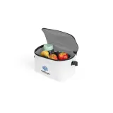 Geantă termică din poliester reciclat 600D cu curea reglabilă 7 L Cancun – cu imprimare personalizată — fotografia 4