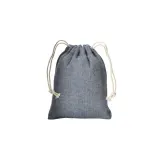 Pungă cadou din bumbac reciclat, 150 g/m², 10 x 14 cm – cu imprimare personalizată — fotografia 2
