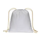 Rucsac din bumbac de 180 g/m², cu închidere cu șnur – cu imprimare personalizată — fotografia 2