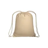 Rucsac din bumbac de 135 g/m², cu închidere cu șnur – cu imprimare personalizată — fotografia 2