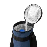 Bottle cooler Yonek heather din RPET 600D cu fermoar — fotografia 2