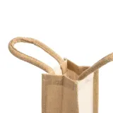 Tote bag Belona laminată din iută — fotografia 3