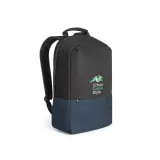 Rucsac anti-furt din poliester reciclat de înaltă densitate 600D Genoa Bpack – cu imprimare personalizată — fotografia 4
